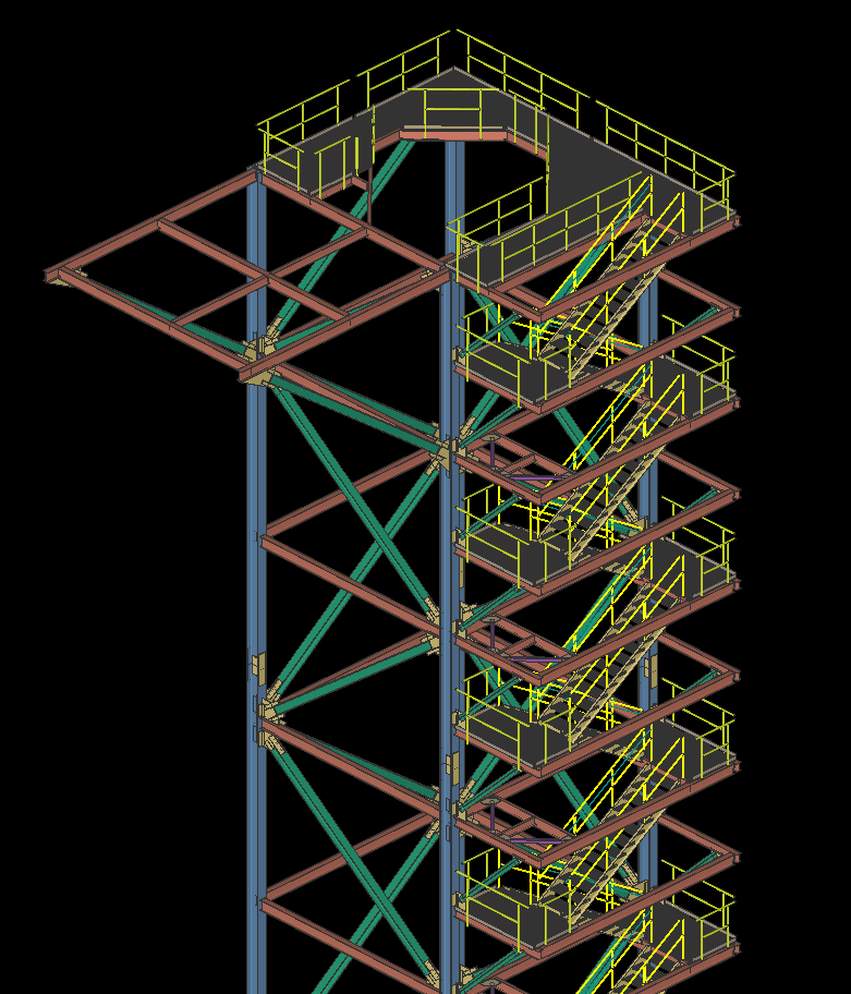 Multi-Story Steel Tower