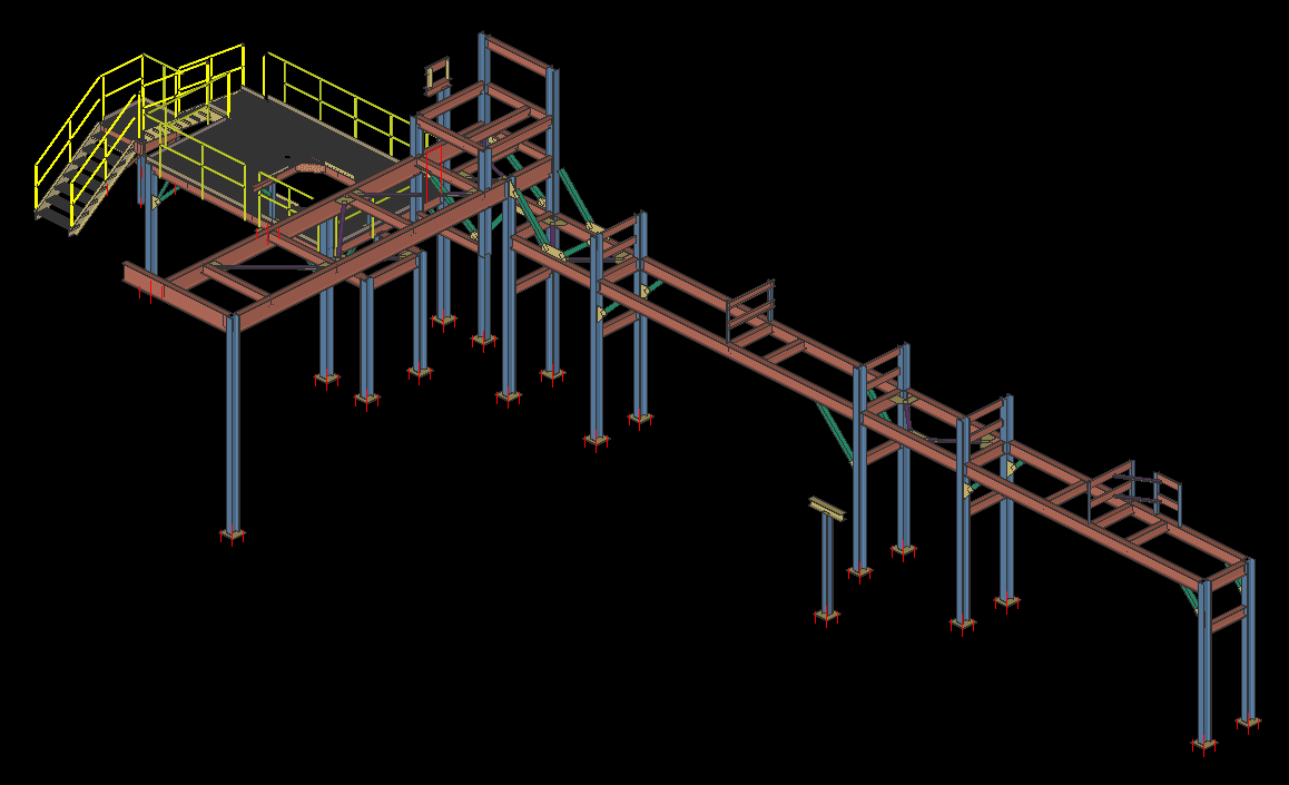 Steel Beam Layout
